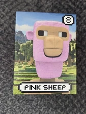 2025 Minecraft Movie  McDonald's Happy Meal Toy# 8 Pink Sheep, New