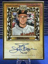 2025 Topps Gilded Collection Jim Palmer Gold Framed Hall of Fame Auto #71/99