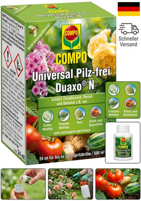 Compo Universal Pilz-frei Duaxo Fungizid-Konzentrat Zierpflanzen Gemüse 24 ml