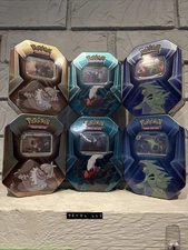 Lot Of 6 Pokemon TCG Triple Whammy Tins Factory Sealed