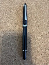Authentic Montblanc Meisterstuck Classique Black Platinum Ballpoint Pen Estate