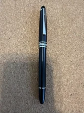 Authentic Montblanc Meisterstuck Classique Black Platinum Ballpoint Pen Estate
