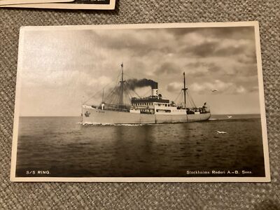 Handelsmarine Postkarte Svea Linie SS Ring 4