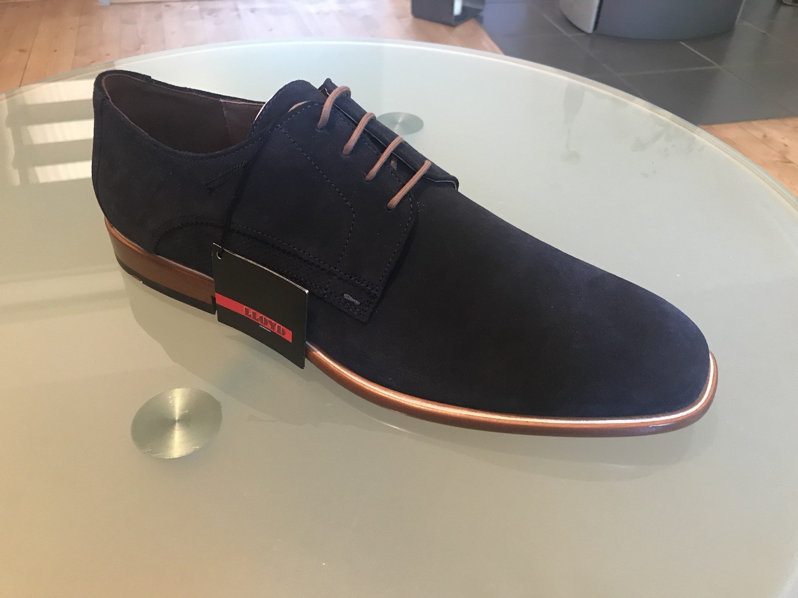 HADLEY by LLOYD Wildleder Schnürschuhe Gr. 44.5 HADLEY by LLOYD Wildleder Schnürschuhe Gr. 44.5