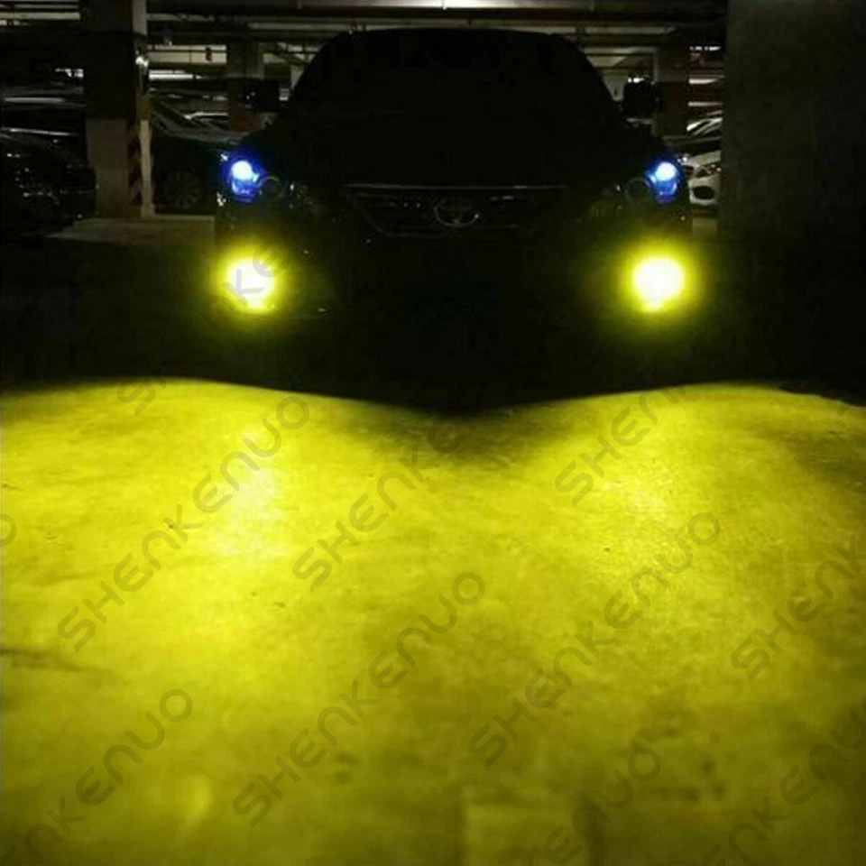 Para Pontiac Vibe 2003-2008 - 2 piezas amarillo dorado 9006 LED bombillas antiniebla lámpara 80W Foto 4 de 4