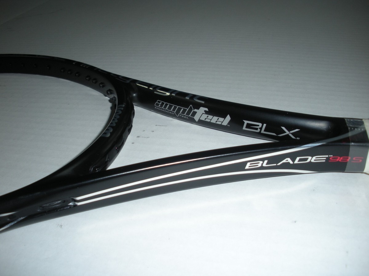 ★BLADE 98S Wilson SPIN EFFECT グリップ新品☆ WILSON BLX BLADE 98S AMPLIFEEL SPIN EFFECT TENNIS RACQUET 4