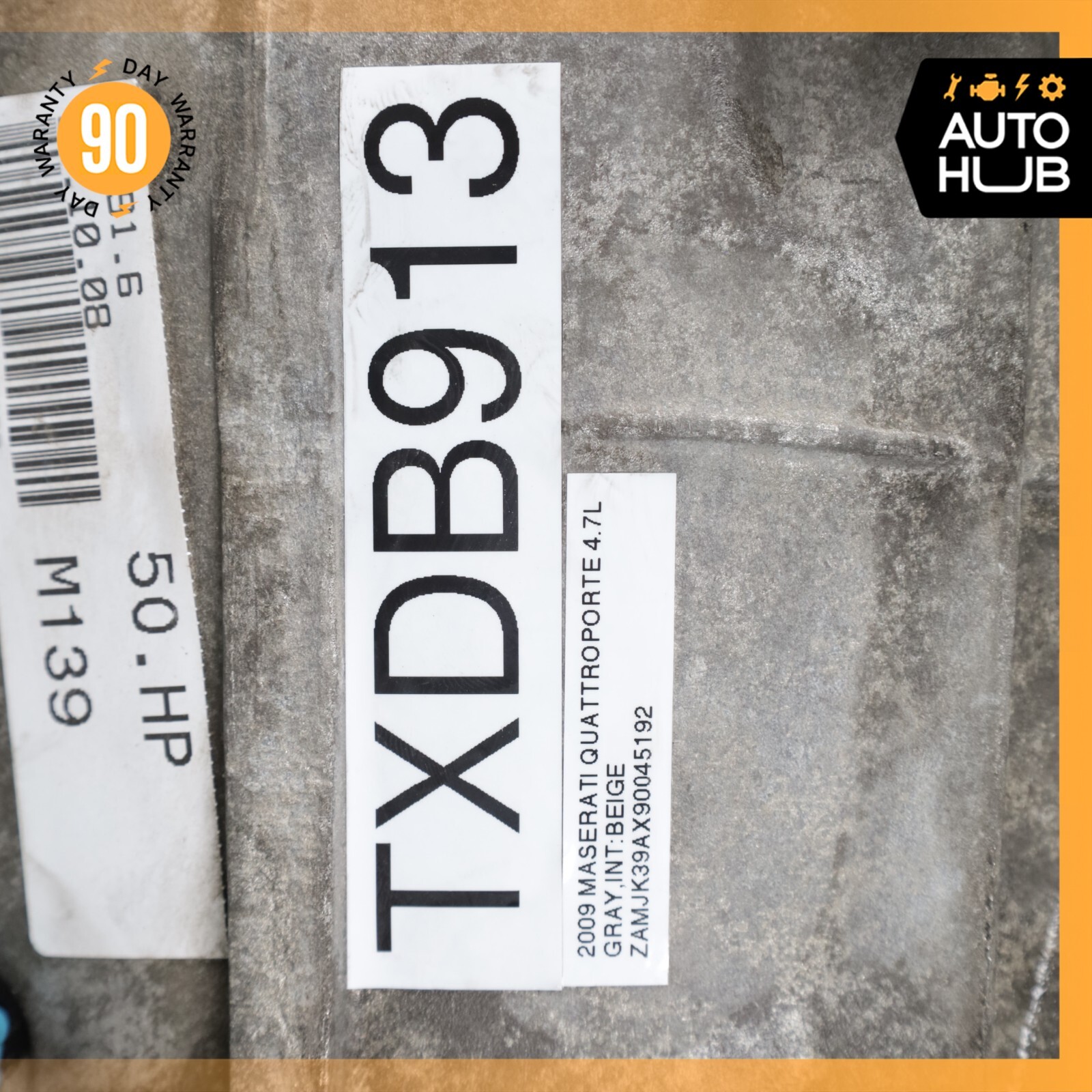 09-13 Maserati Quattroporte S M139 6HP26 50HP Automatic Transmission OEM 50k