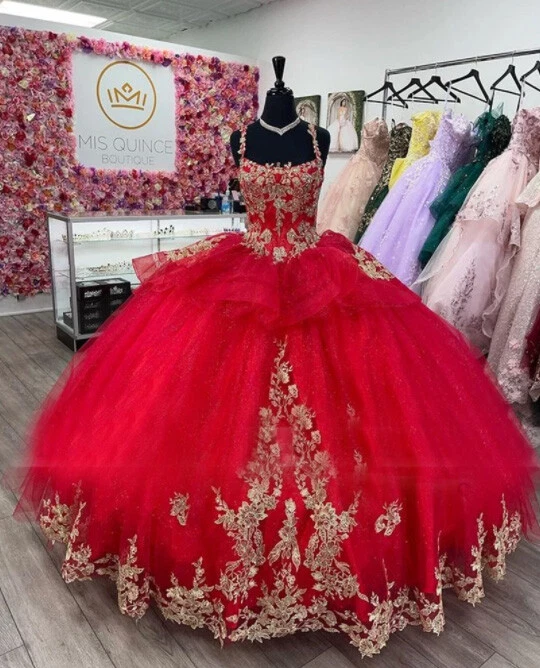 Red big hotsell dress