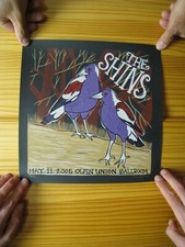 The Shins Poster Silk Screen Signed and Numbered Leia Belle May 2005