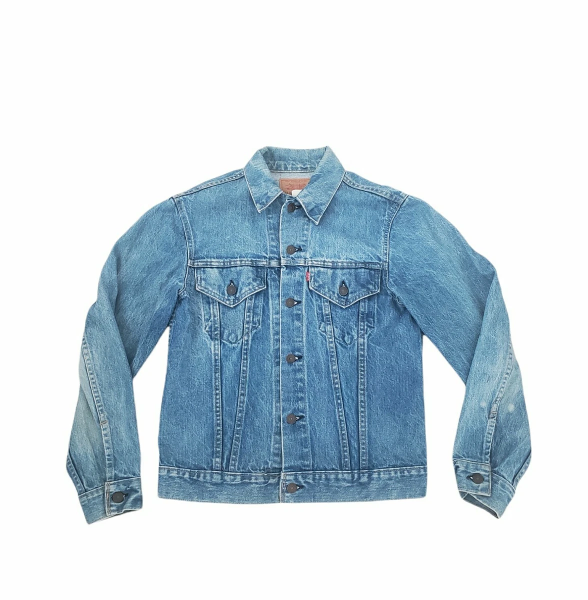 VINTAGE 80S LEVIS 70505 0213 TRUCKER JEAN JACKET MENS SIZE 38 MADE IN USA DENIM