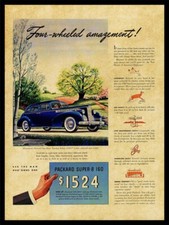 1940 Packard Automobiles NEW Metal Sign: Super 8 One Sixty Touring Sedan Picture
