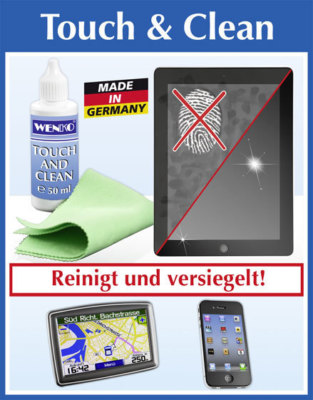 Wenko Reinigungs-Set TOUCH AND CLEAN 50ml  Displays, Smartphones, Tablets, Handy