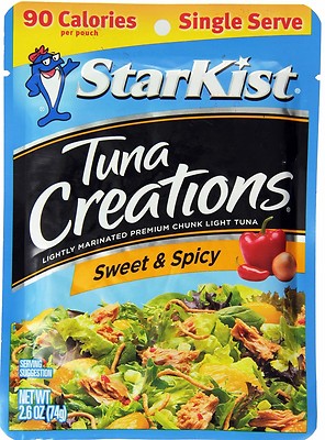 25 StarKist Tuna Creations, Sweet & Spicy, Single Serve 2.6-Ounce Pouch