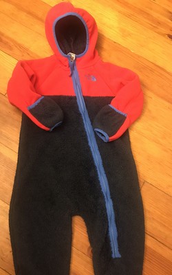 north face fleece bunting suit