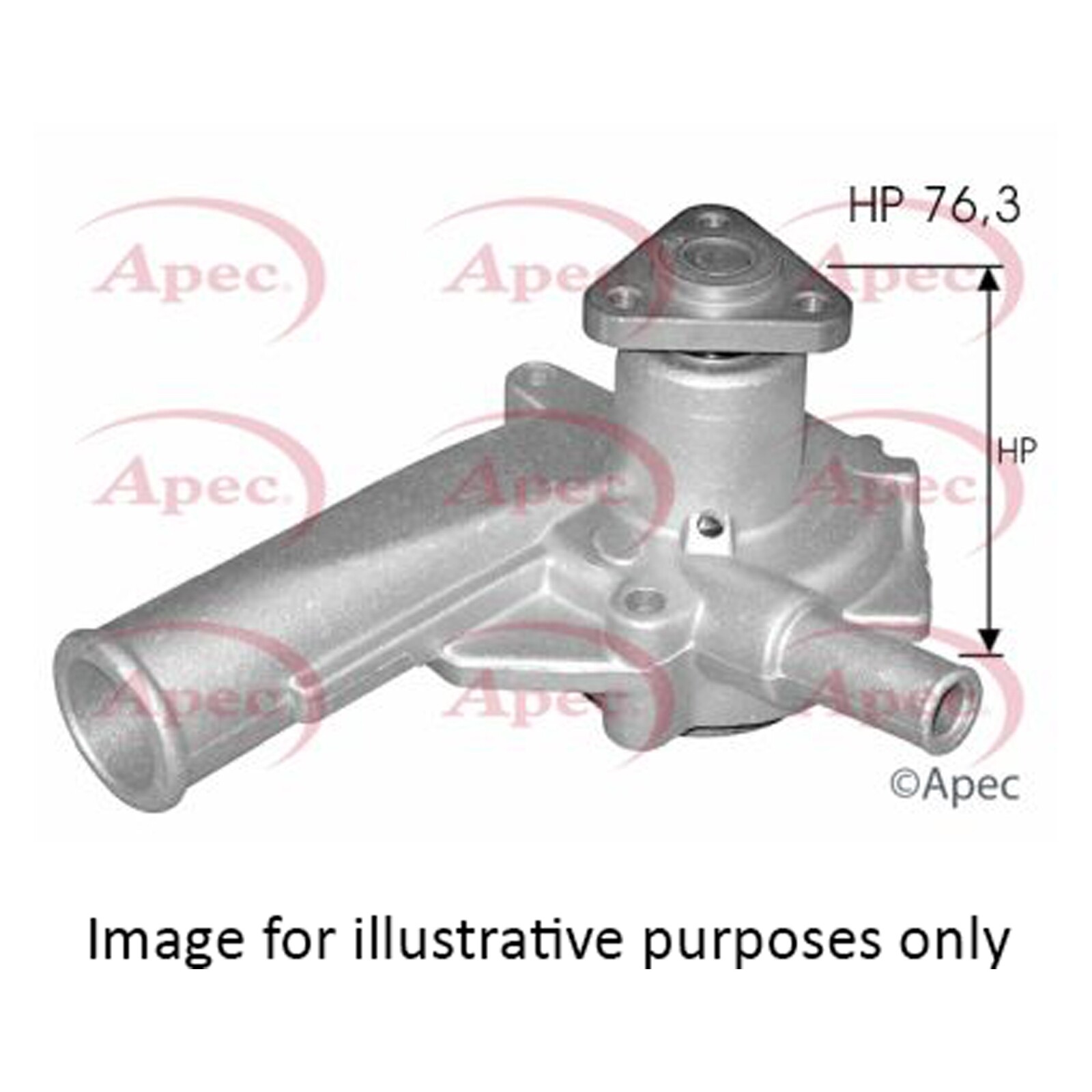 Apec Water Pump AWP1557 Fits Ford - Engineered for Performance and Long Life