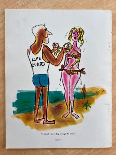 2 Magazines NUGGET THE MAN'S WORLD August 1959 & 1960 PINUP cheesecake - Picture 20 of 22