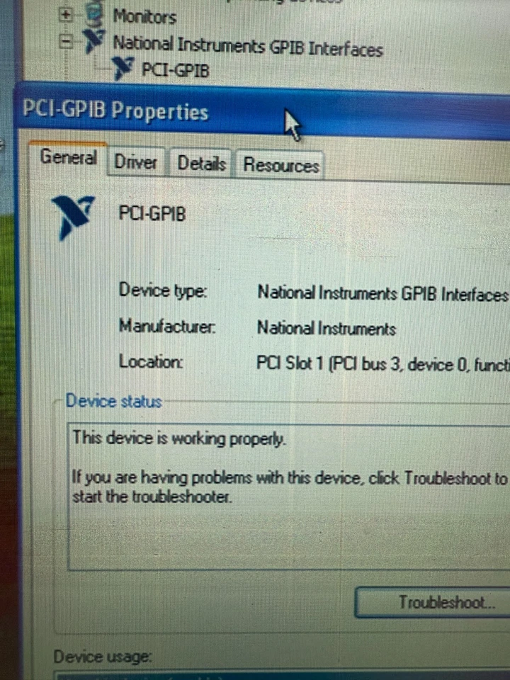 National Instruments PCI-GPIB IEEE 488.2 IF Board 188513E-01L PCB 188515D-01 - Image 3 of 4
