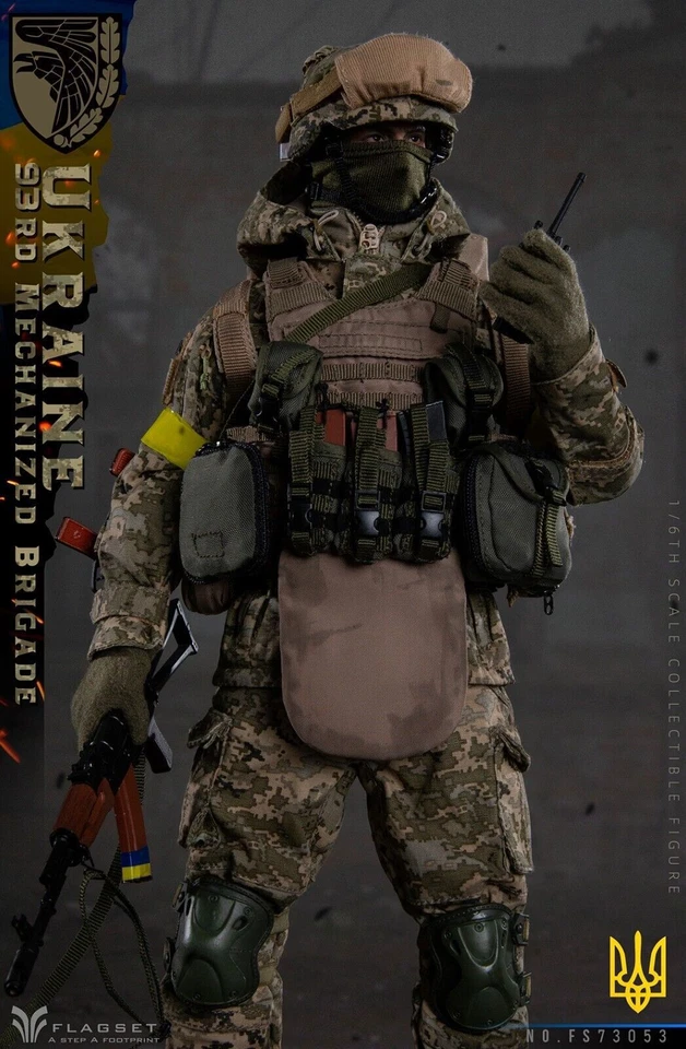 Flagset FS-73053 Ukraine 93rd Mechanized Brigade - Anti Tank Gunner 1/6 FIGURE - Image 4 of 4