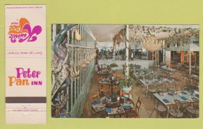 Matchbook Postcard Combo - Peter Pan Inn Kapok Tree Inn Urbana MD