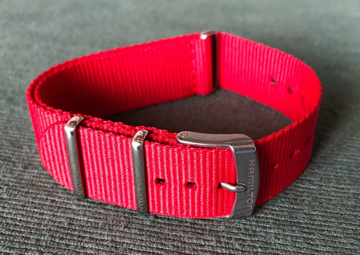 HAMILTON KHAKI CINTURINO NATO STRAP mm.20 ORIGINAL eBay