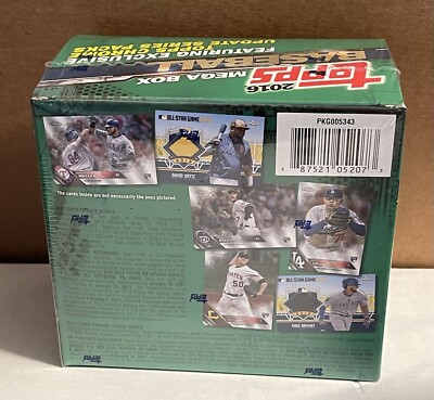 2016 Topps Chrome Update Baseball MEGA Box - Factory Sealed & LOADED With Cards