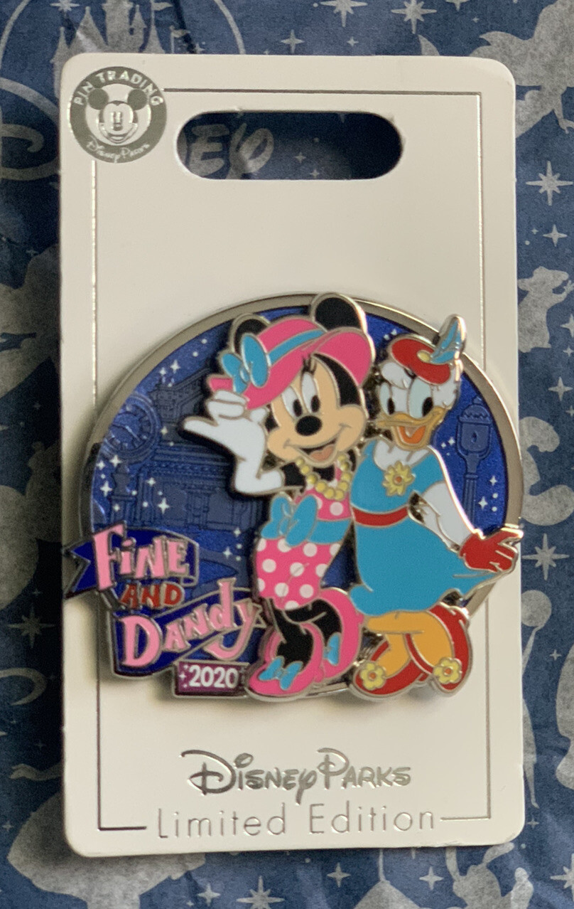 Disney Minnie Mouse and Daisy Duck Pin Fine and Dandy LE Dapper Days NEW IN HAND