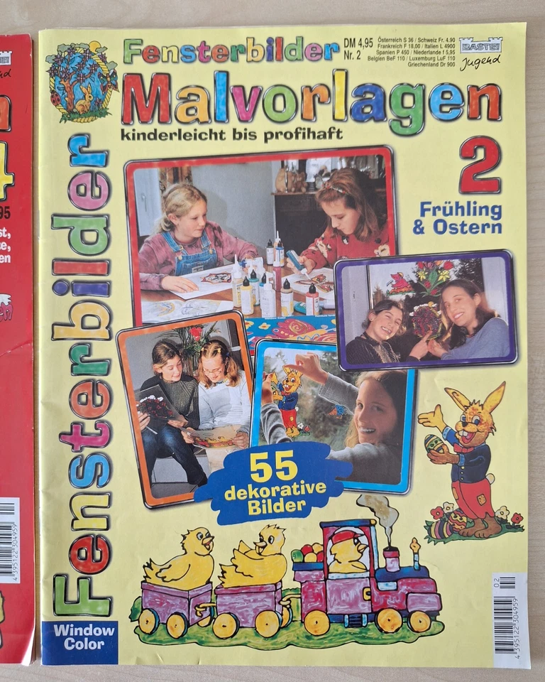 Window Color Fensterbilder Malvorlagen Frühling Ostern Herbst Ernte Halloween - Bild 2 von 4