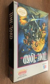 Aut&eacute;ntico carro de trabajo NES Time Lord CIB caja de juego y manual probado