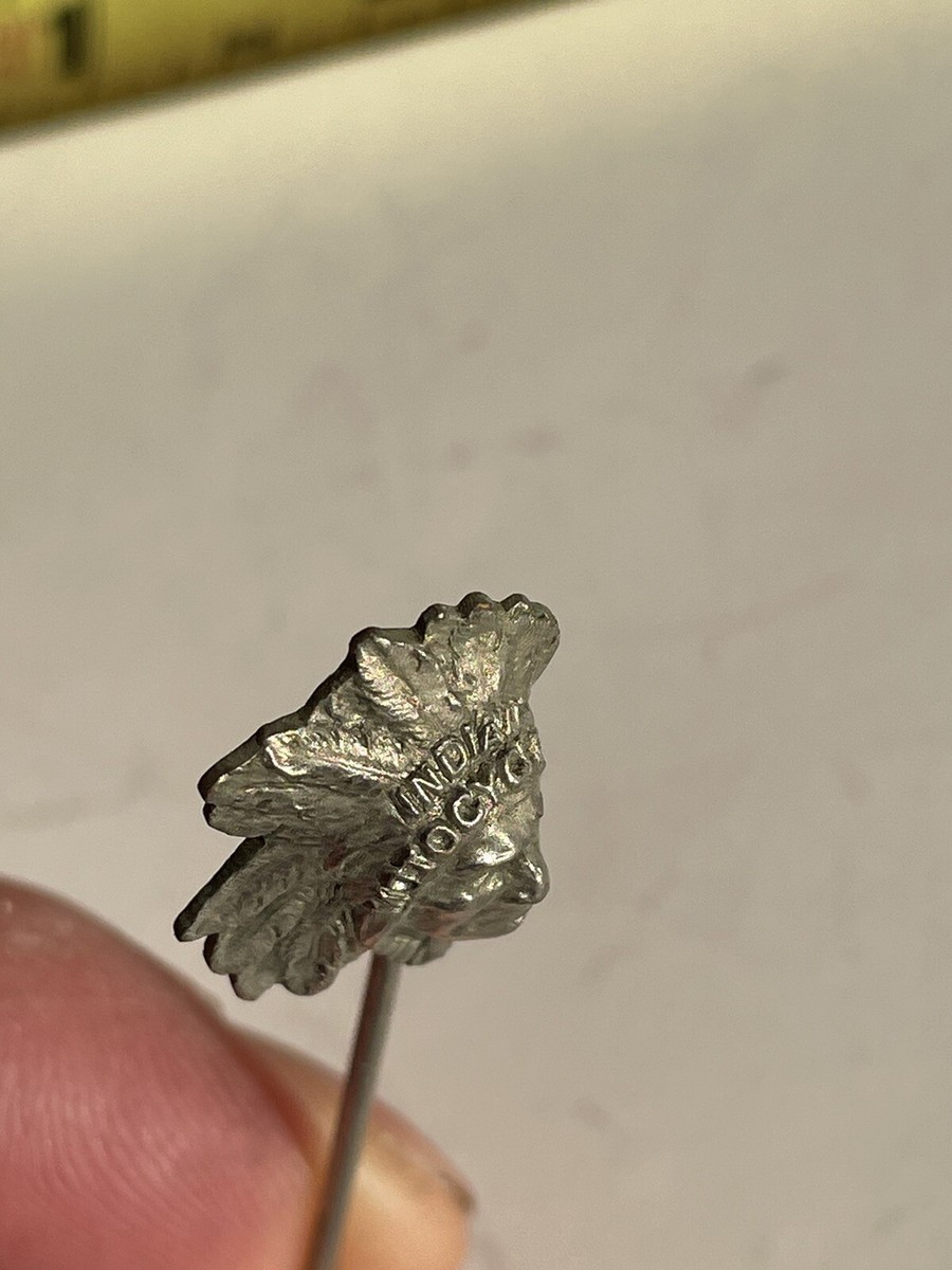Indian Motorcycle 1920s 1930s Stick pin Antique Scout Chief
