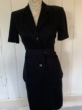 Gorgeous Jones New York Women' Lined Business Skirt Suit Navy Blue