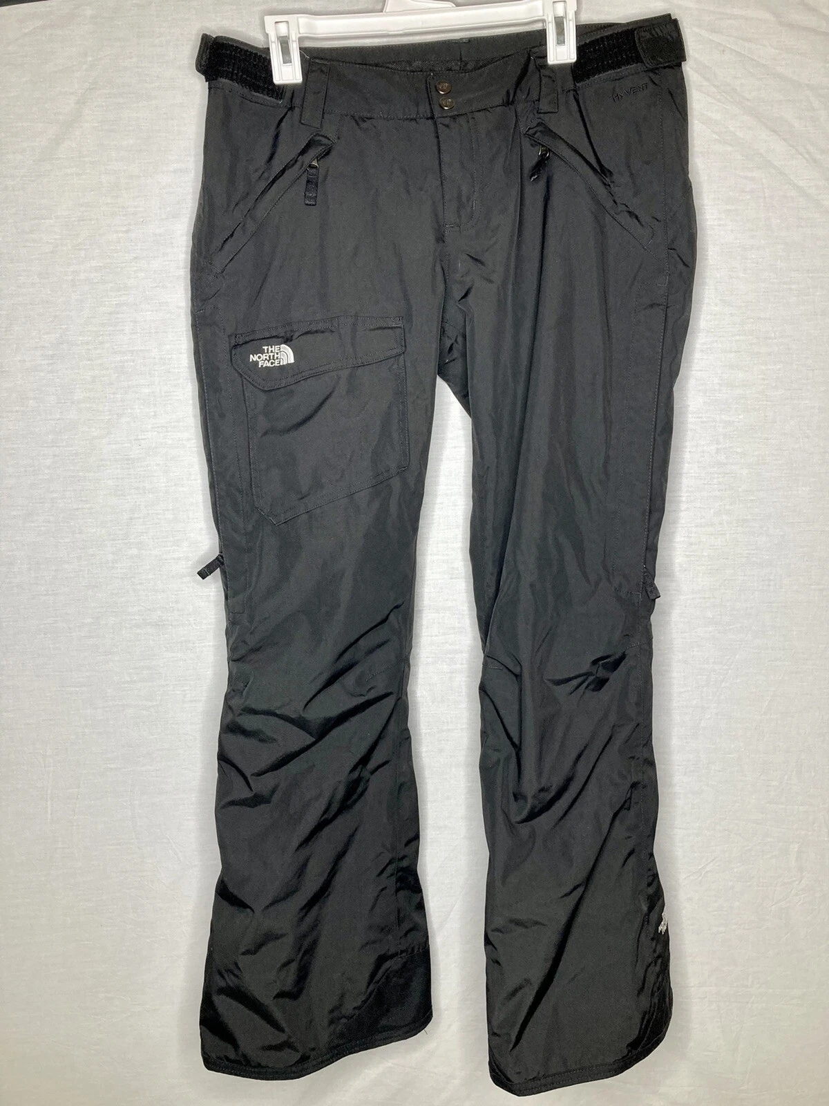 The North Face Hyvent Snow Pants Black Lined Ski Snowboarding Women’s Sz Large