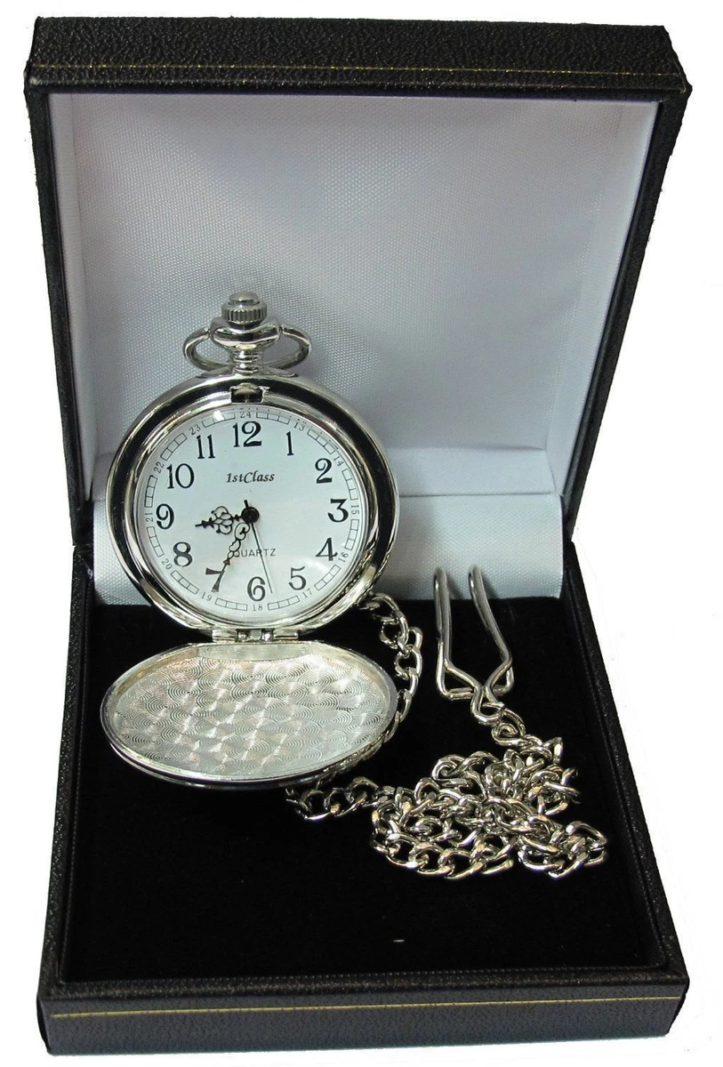 Personalised Pocket Watch Father of the Bride Groom Best Man Usher