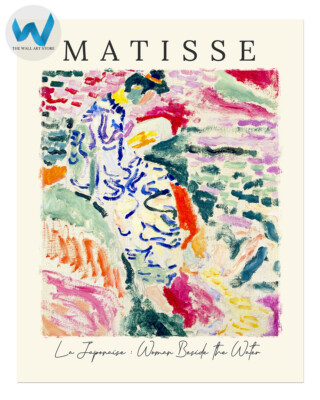 （meeさん専用ぺージ）　HENRI MATISSE アートポスター Henri Matisse Woman Beside the Water Wall Art Poster - 12X16/16X20