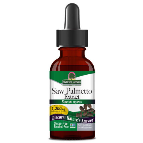 Nature's Answer, Saw Palmetto Extract, Alcohol-Free, 30ml - Blitzversand  - Afbeelding 1 van 5