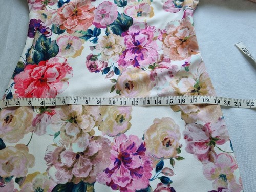 Ronni Nicole Floral Midi Dress 3/4 Flutted Sleeve Uk 14 Bnwt Wedding Guest - Picture 11 of 12
