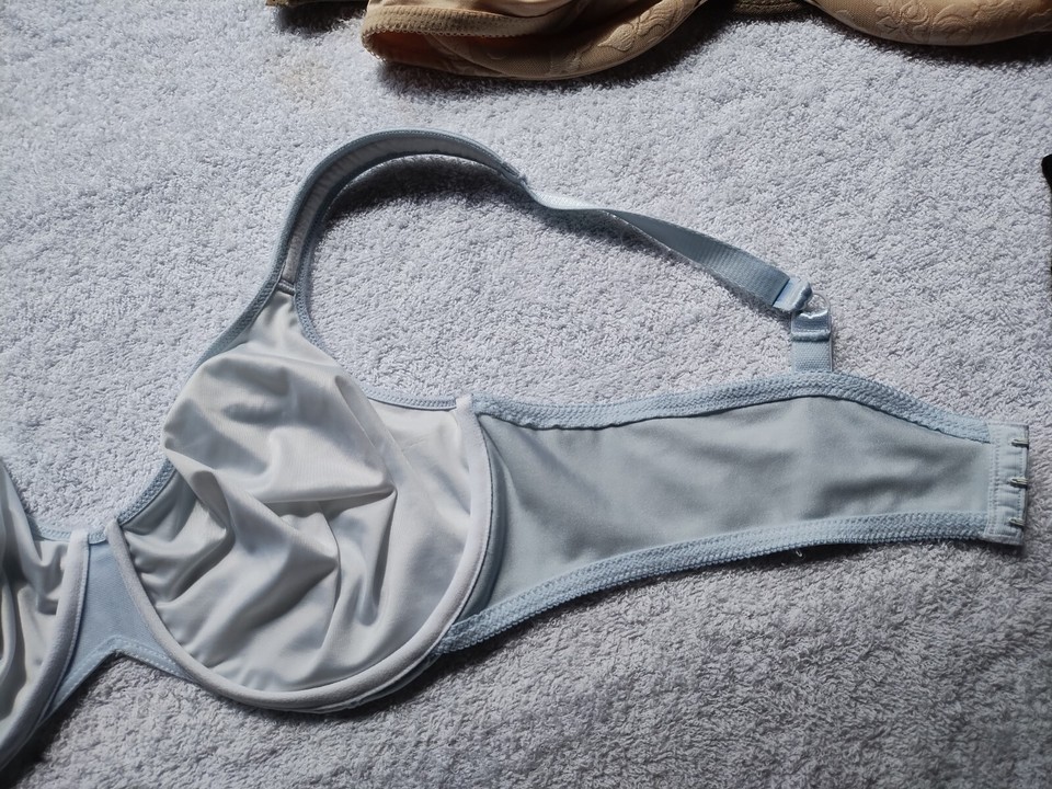 Bali Bra 42C 3353 Light Blue Light Lift Side Shaping Unlined Full