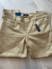 NWT Chaps Slimming Fit Ladies Tan Pants 16PS