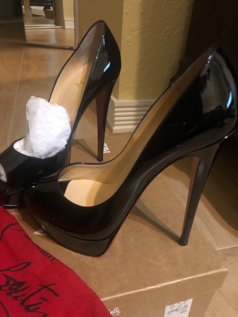 christian louboutin heels size 39 womens Black | eBay
