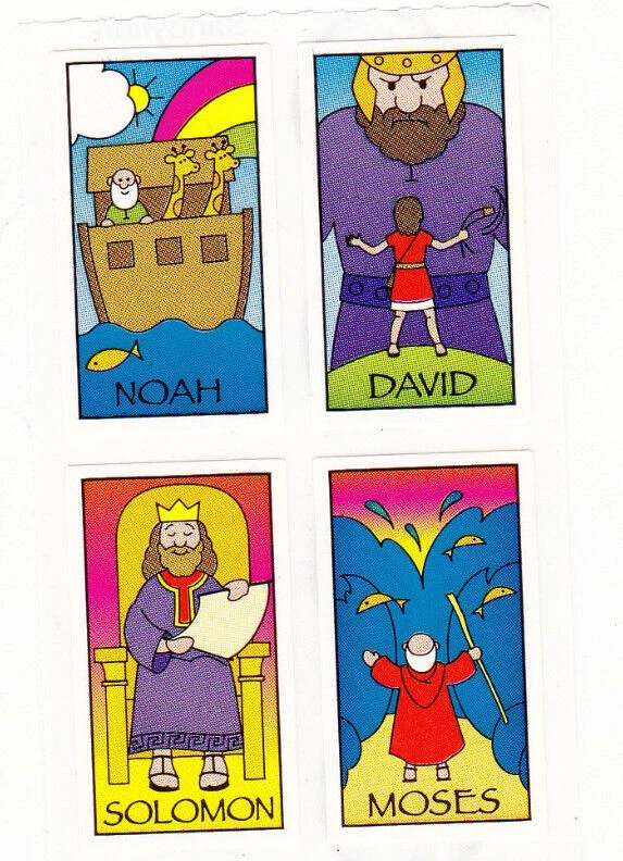 Sandylion Vintage very rare RELIGIOUS Scrapbooking Craft Stickers J42 - Saints - Image 2 of 3