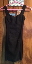 H&M Divided Diamond Fun Or Eveningwear Tank  Little Black Dress Sz 2P