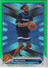 2024 Topps Chrome Naz Reid Green Refractor Minnesota Timberwolves