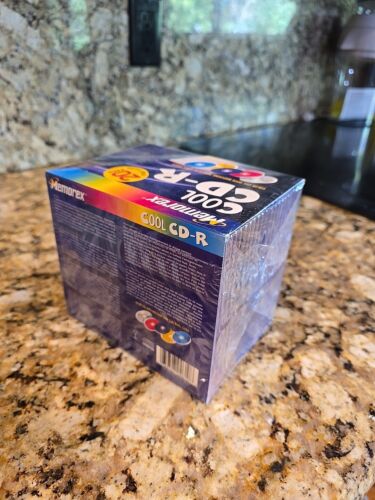 Memorex CD-R 10-Pack Cool Colors 48X 700MB 80 min New Sealed - Picture 2 of 2