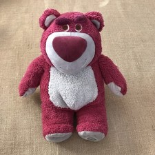 Disney Store Lotso Huggin Bear Plush 15" Strawberry Scent Toy Story 3 Stuffed