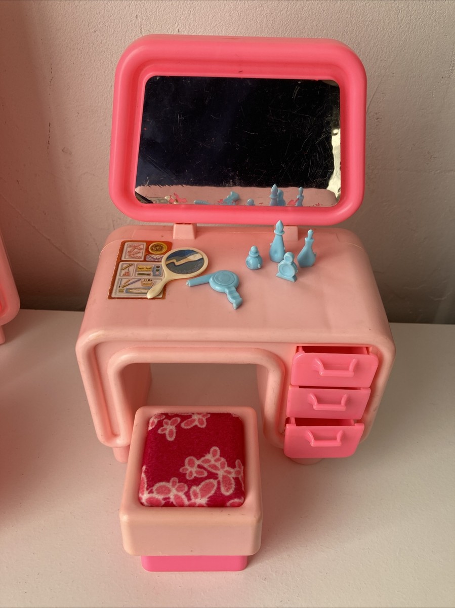Coffret Chambre Barbie Vintage - Mattel Années 90 - Avec Accessoires