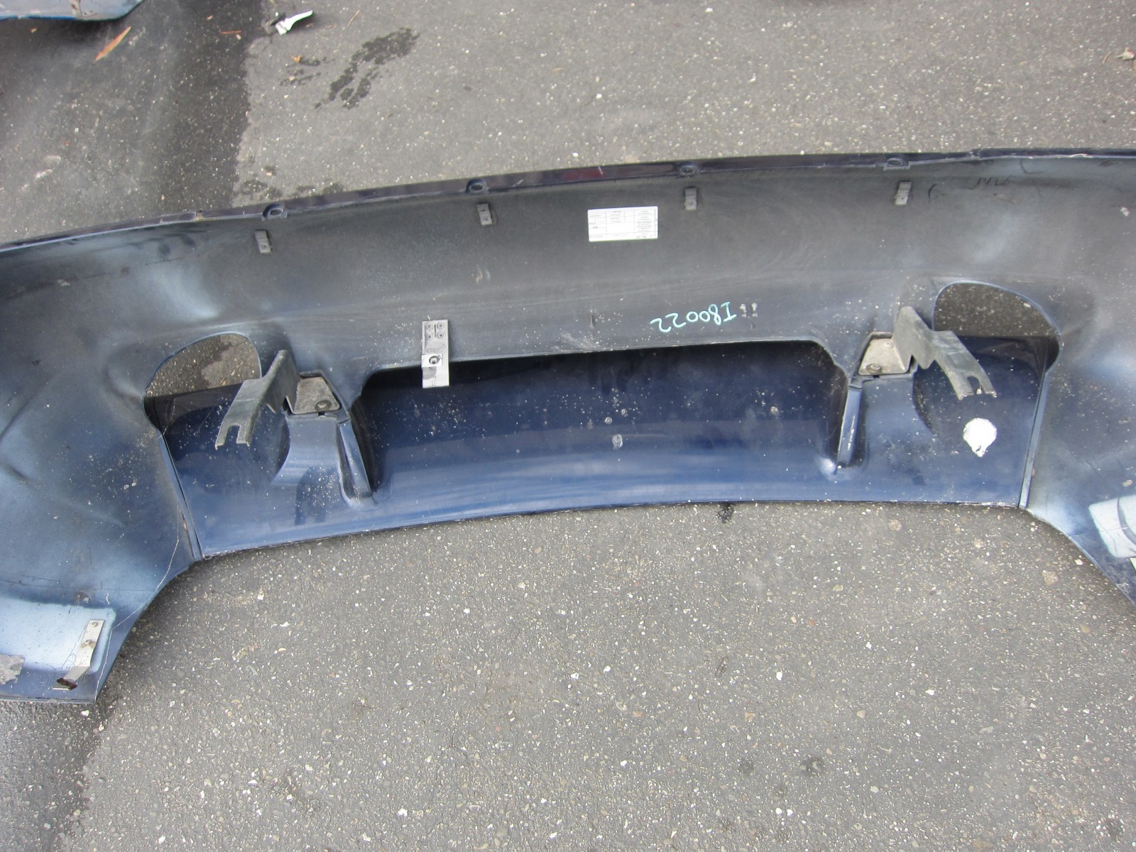 Maserati 4200 OEM Black Cambiocorsa Rear Bumper Part# 980001069