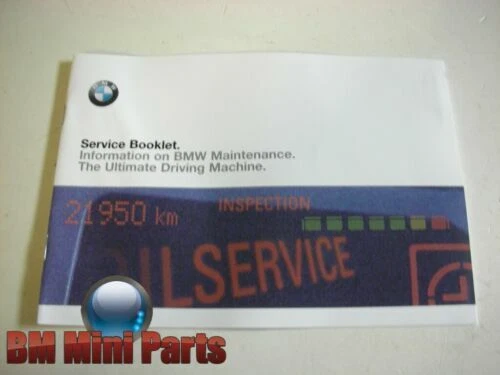 BMW Car Service Log Books