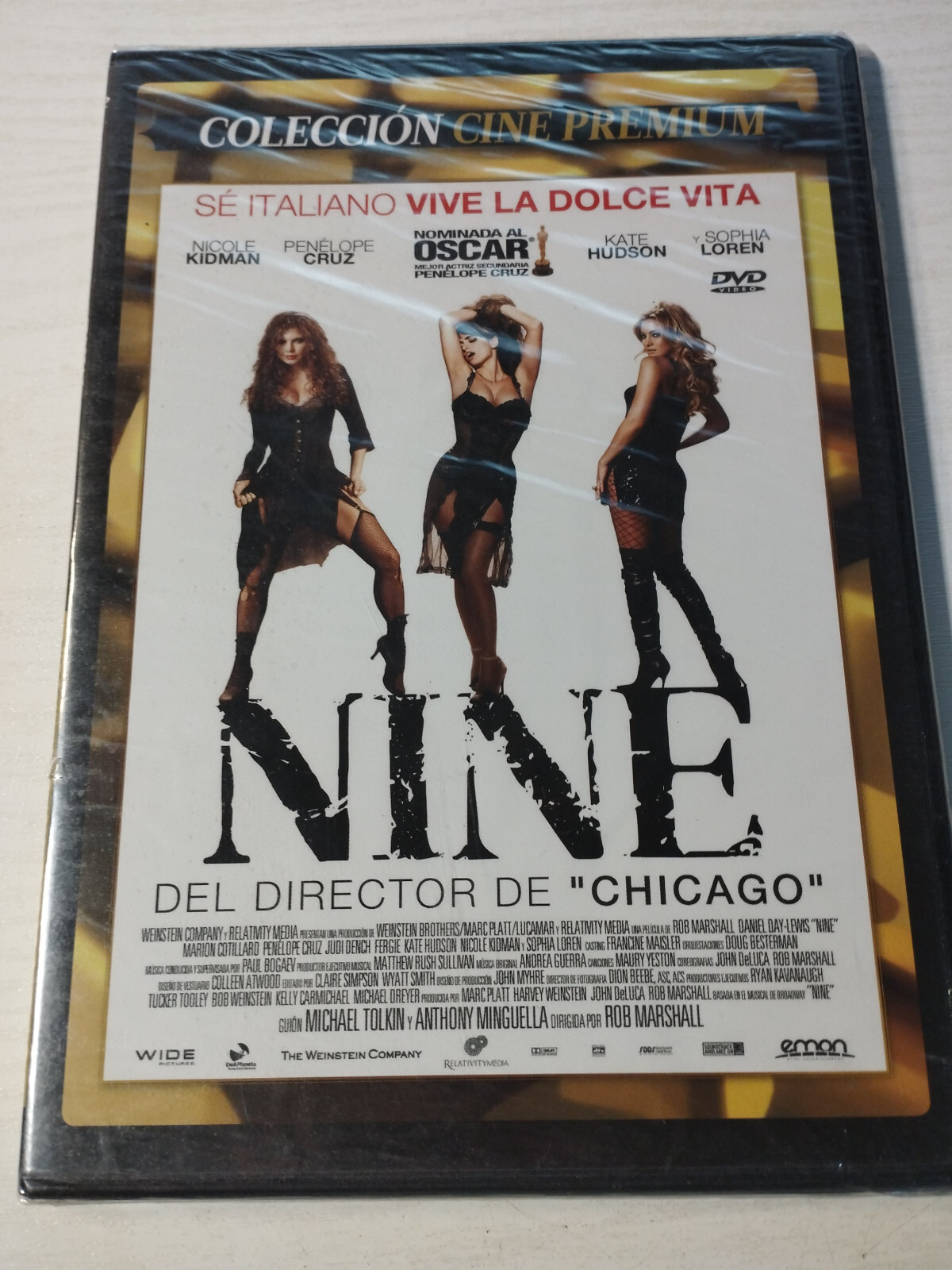 Nine Nicole Kidman Penelope Cruz Sophia Loren - DVD Español Inglés Region 2