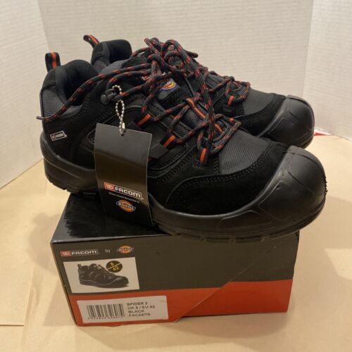 New Facom By Dickies Safety Shoes Size 9 US 8UK 42 EU Spider 2  - Picture 1 of 12