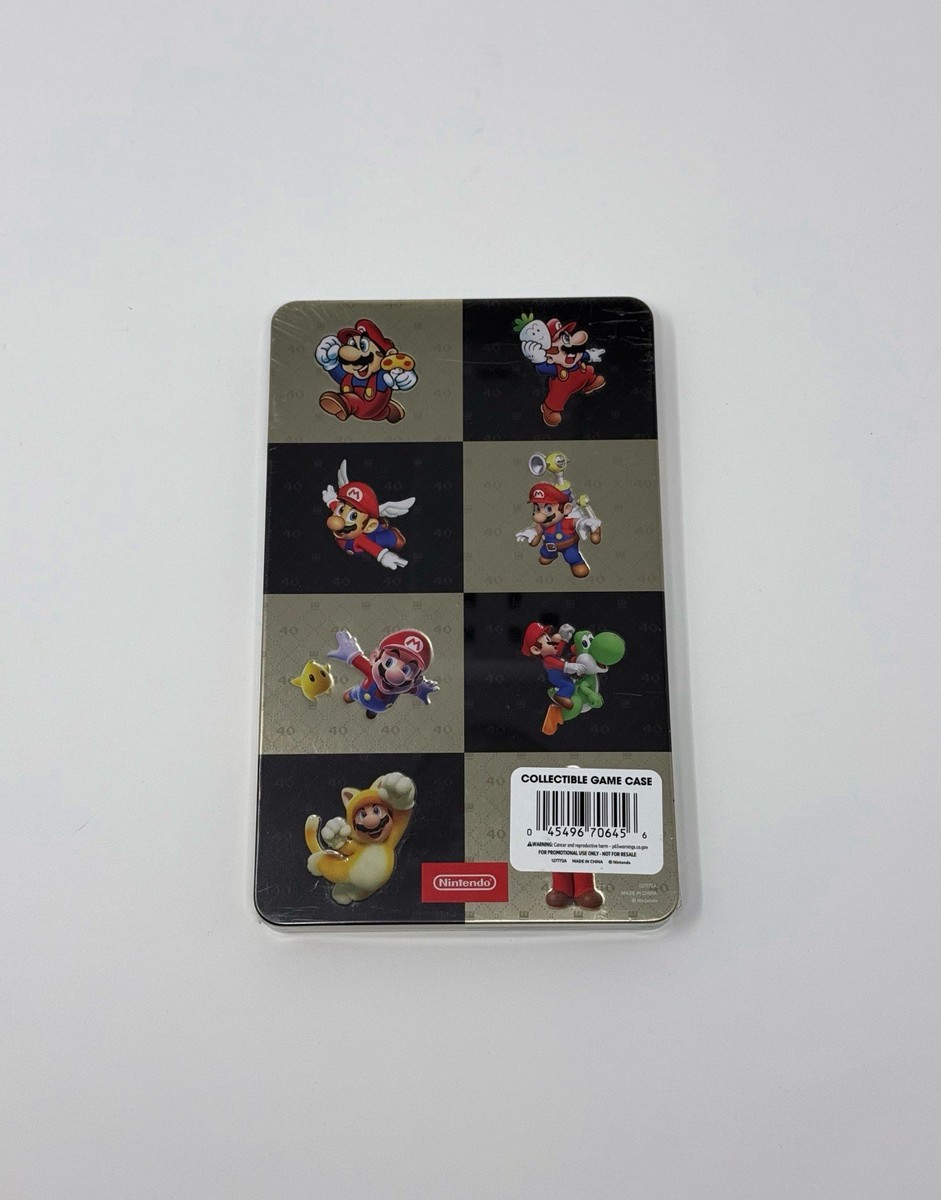 Super Mario Bros. 40th Anniversary Steelbook Game Case Nintendo