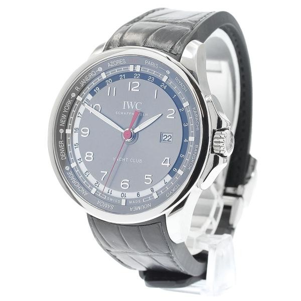 IWC Portugieser Yacht Club IW326602 45mm SS Gray Dial Automatic Watch #C2435